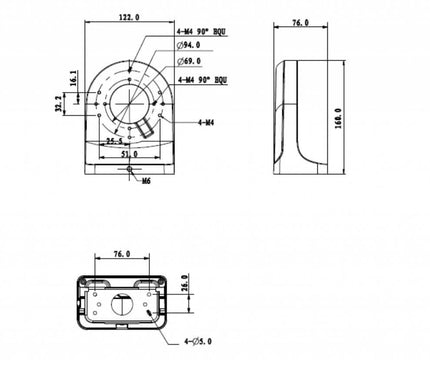 Dahua Dahua PFB204W Wall Bracket