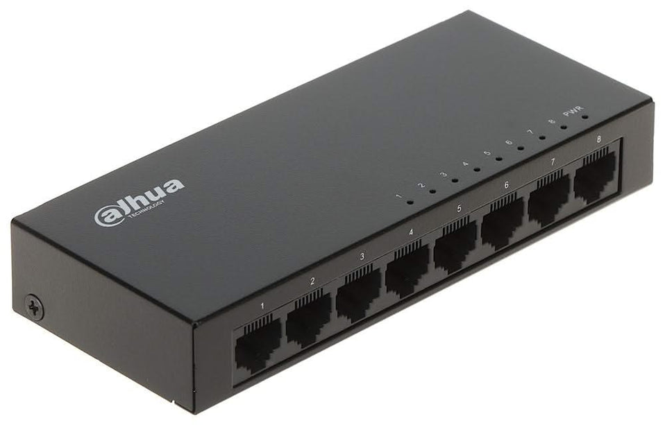 Dahua Dahua PFS3008-GT-V2, commutateur Gigabit 8 ports 1000Mbps