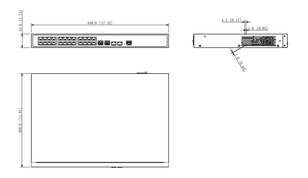 Dahua PFS4226-24ET-360, Commutateur PoE 24 ports 100 Mbps + 2 ports Gigabit, OFFRE