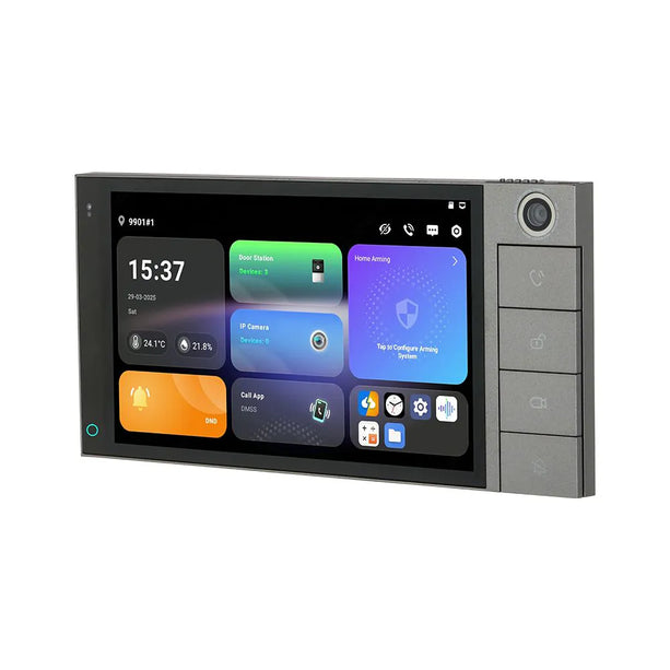 Dahua Dahua SCP3024B-CBZ, Binnenpost met Android 14, 7" IPS-touchscreen en cameramodule, Inbouw