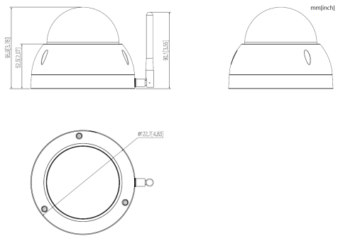 Dahua Dahua SD22204DB-GNY-W 2MP Wi-Fi Starlight D/N Mini PTZ Dome 4x Optische Zoom