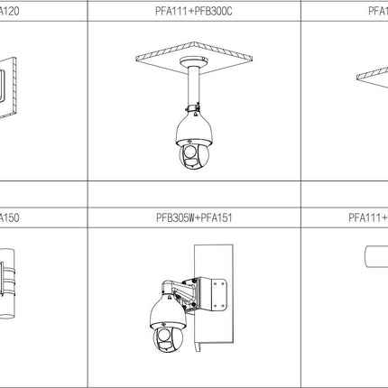 Dahua Dahua SD5A825GA-HNR 8MP Starlight PTZ Wizsense, autotracking,  25x optische zoom, incl. steun en voeding