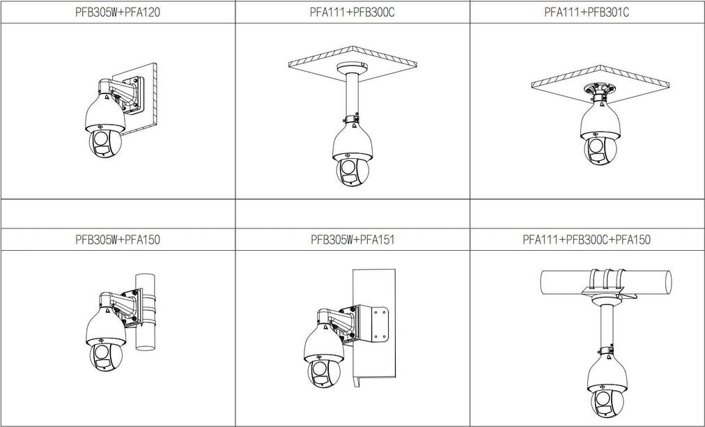 Dahua SD5A825GA-HNR 8MP Starlight PTZ Wizsense, auto tracking, 25x optical zoom, incl. bracket and power supply
