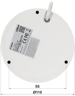 Dahua Dahua Set 3x Dome 8MP + Recorder & Bekabeling