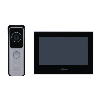 Dahua Video intercom set KTW02 incl. VTO2311R-WP and VTH2621G-WP, PoE/WiFi