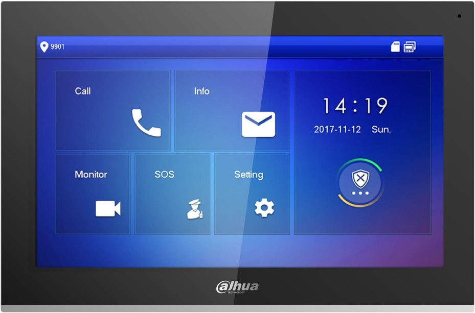 Dahua VTH5422HB Video Intercom 7" indoor station PoE and 2-Wire black