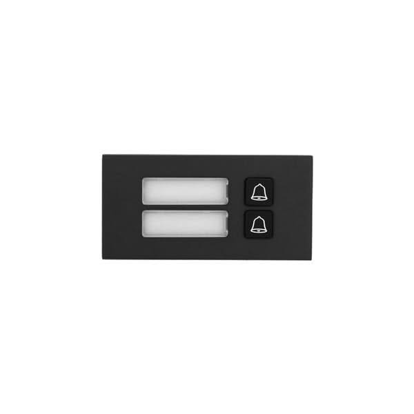 Dahua VTO4202FB-MB2 2-gang bell push button Black