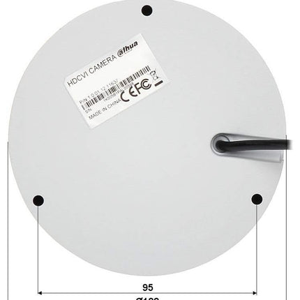 Dahua HAC-HDBW2241RP-Z, Starlight domecamera gemotoriseerde lens. 2Mp.