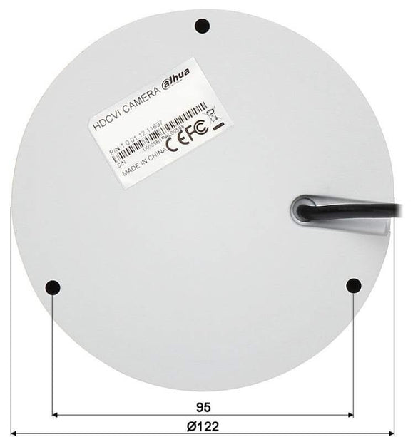 Dahua HAC-HDBW2241RP-Z, Starlight domecamera gemotoriseerde lens. 2Mp.