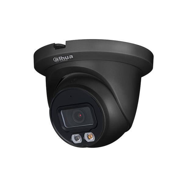 Dahua IPC-HDW2449TM-S-IL 4Mp 2.8mm H.265 Smart Dual Light Full Color, PoE  Black