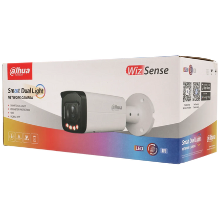 Dahua IPC-HFW2849T-ZAS-IL Bullet Zoom 2.7-13.5mm, 8MP/4K PoE, Dual light