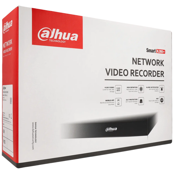 Dahua NVR2108-S3, 1x LAN (Geen PoE) Geschikt voor 8 IP camera's