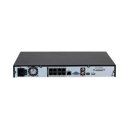 Dahua NVR4208-8P-EI, 8x PoE, Zonder Opslag, Geschikt voor 8 IP camera's