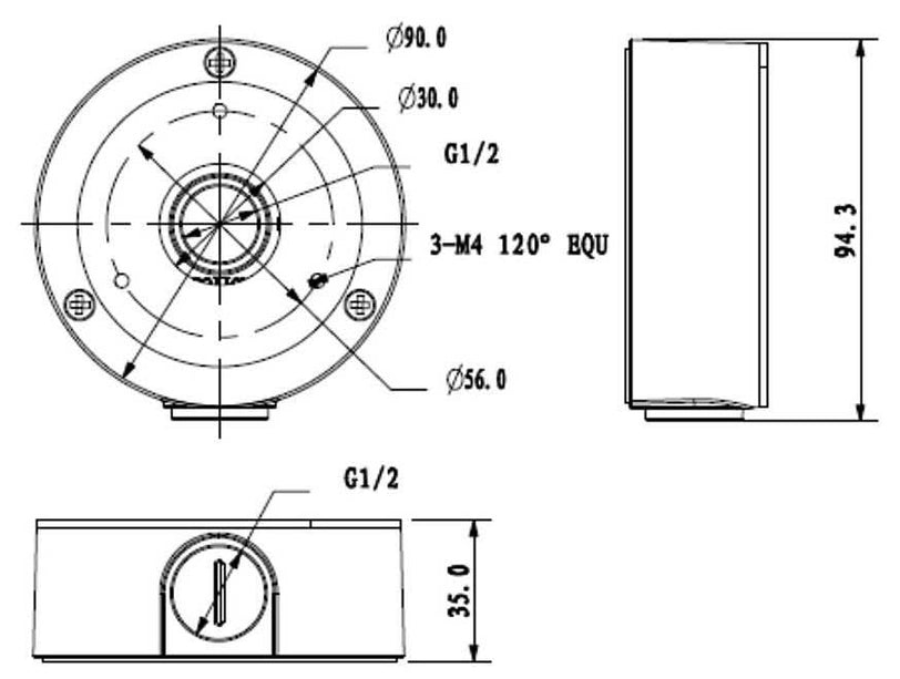 Dahua PFA134 Montage box
