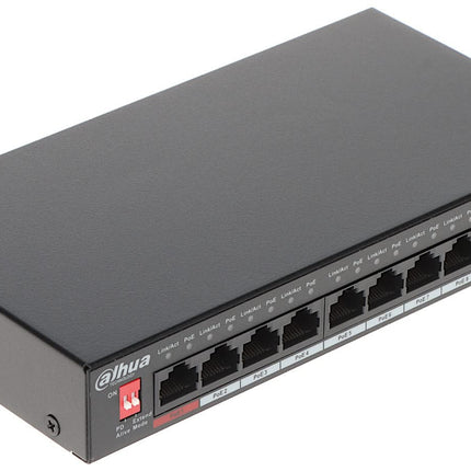 Dahua PFS3010-8GT-96-V2 8x PoE Gigabit 2x RJ45 Uplink