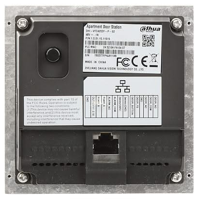 Dahua VTO4202F-P-S2 Video Intercom Camera Hoofdmodule