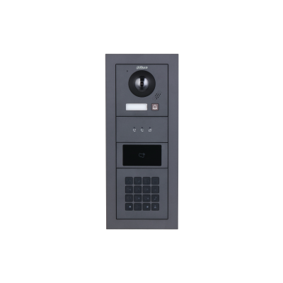 Dahua VTO4202FB-P1 Video Intercom Camera Hoofdmodule Zwart met 1 beldrukker