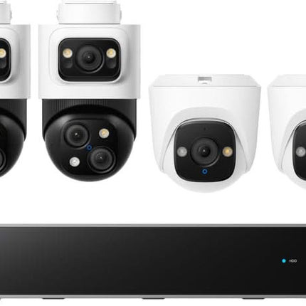 Eufy Eufy Security camera set; PoE recorder, 2x Turret and 2x PTZ camera