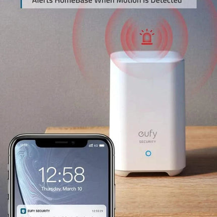Eufy Motion Detector Wireless White Wall Mounted