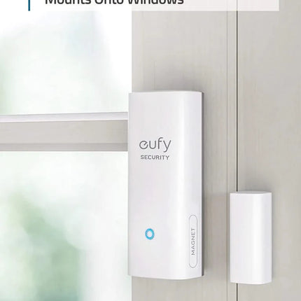 Eufy Détecteur de porte/fenêtre Eufy Sans fil Blanc
