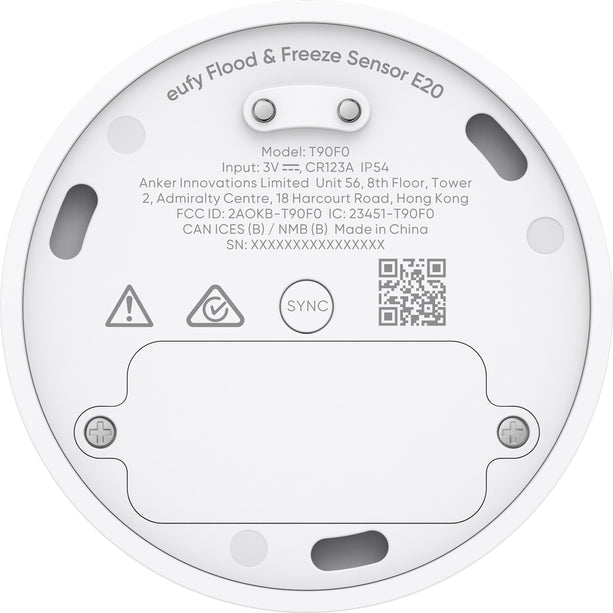 Eufy Eufy E20 Capteur d'inondation et de gel
