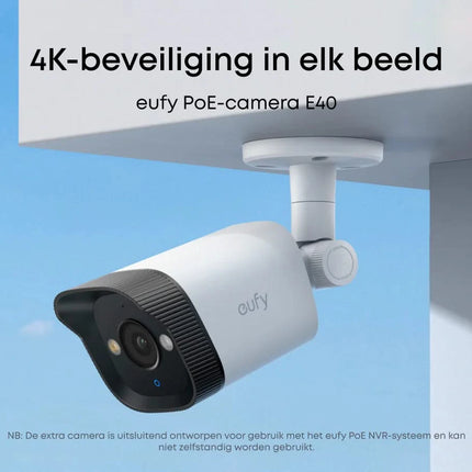 Eufy Eufycam E40 8MP 4K Bullet PoE Add-On Camera
