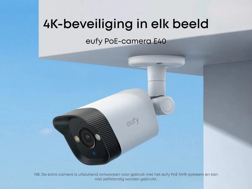 Eufy Eufycam E40 8MP 4K Bullet PoE Add-On Kamera