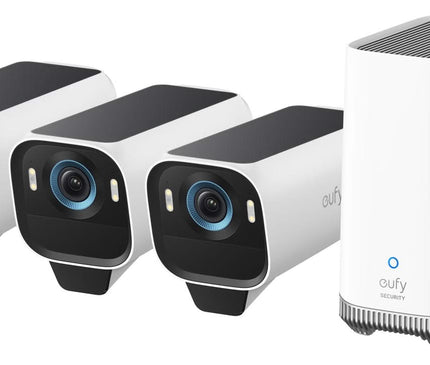 Eufy EufyCam S3 Pro, 3-Pack with HomeBase 3
