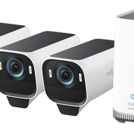 Eufy EufyCam S3 Pro, 3er-Pack mit HomeBase 3