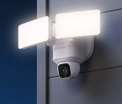 Eufy Eufy Floodlight Cam E30, caméra panoramique et inclinable WiFi avec projecteurs