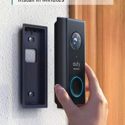 Eufy Eufy Video Doorbell Add-on, résolution 2K, batterie rechargeable, extension à Homebase