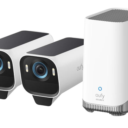 Eufy EufyCam S3 Pro, Duo Pack met HomeBase 3