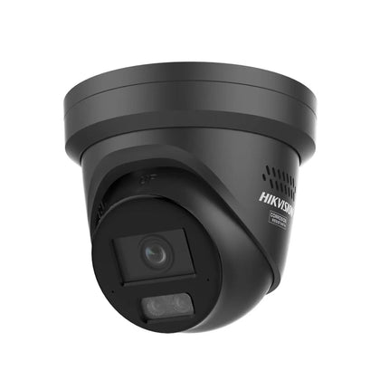 Hikvision DS-2CD2347G3-LI2SUY/SL Zwart, 4MP, ColorVu 3.0, Strobe LED/Siren, Dual Mic, Anti-corrosie