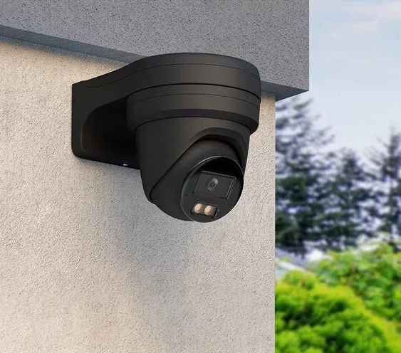 Hikvision DS-2CD2387G3-LI2UY Zwart, 8MP 4K Turret, ColorVu 3.0, Anti-corrosie en Dual-Mic