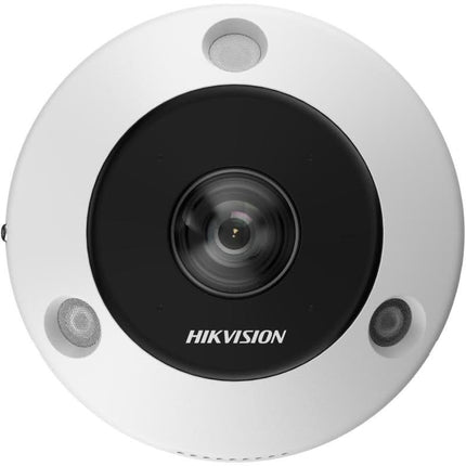 Hikvision DS-2CD6365G1-IVS, 6Mp Fisheye 360gr. camera BUITEN versie, PoE, microfoon/speaker, sd slot