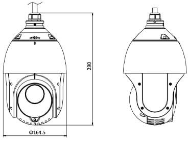 Hikvision DS-2DE4225IW-DE/T5 | 2 Megapixel | Binnen/Buiten | Nachtzicht | 25x Zoom | 100m IR | PTZ