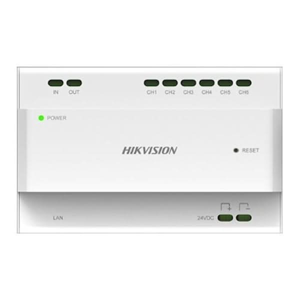 Hikvision DS-KAD706-S, 2-Draads Master Video/Audio Verdeler