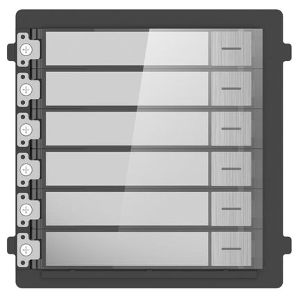 Hikvision DS-KD-KK/S 6 Beldrukkers RVS