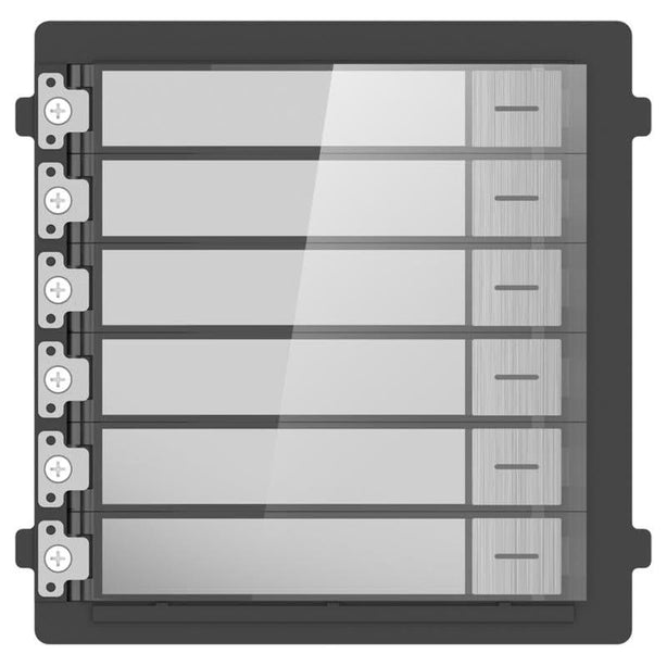 Hikvision DS-KD-KK/S 6 Beldrukkers RVS