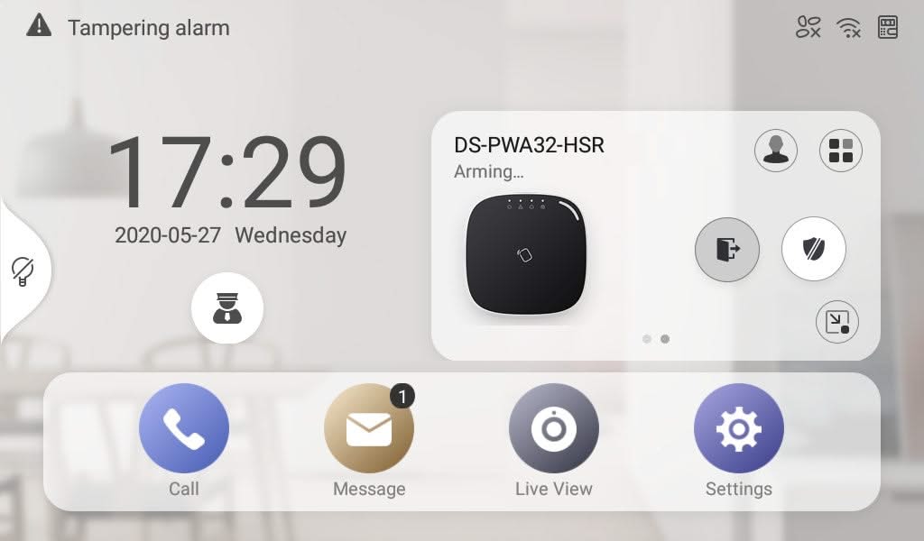Hikvision DS-KH9310-WTE1 (B) Android Indoor Station PoE 7" Inch