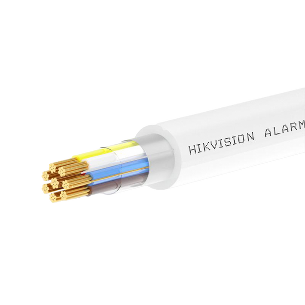 Hikvision Hikvision Alarmkabel 8-aderig 2 x 0,75mm2 + 6x 0,22m2 rol 100 mtr, afgeschermd