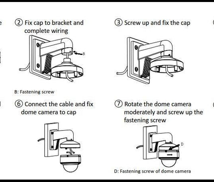 Hikvision Hikvision DS-1273ZJ-130TRL aluminum wall bracket