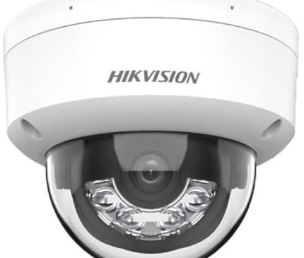 Hikvision Hikvision DS-2CD2183G2-LIS2U, 8MP 4K Dome Camera, AcuSense, Smart Hybrid Light, PoE and 2x Microphone