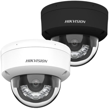Hikvision Hikvision DS-2CD2183G2-LIS2U Noir, caméra dôme 8MP 4K, AcuSense, Smart Hybrid Light, PoE et 2x Microphone