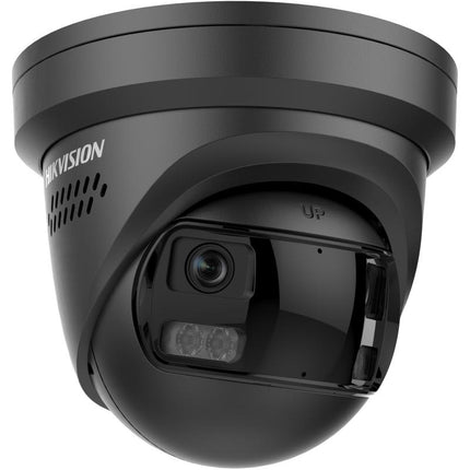Hikvision Hikvision DS-2CD23127G3P-LIS2UY/SL Zwart, 12MP 180 graden camera, Dual Lens, ColorVu 3.0, PoE
