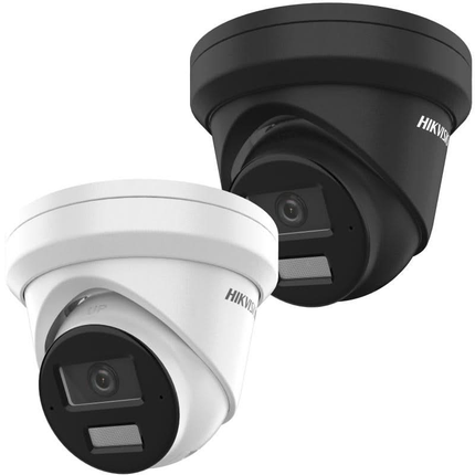 Hikvision Hikvision DS-2CD2383G2-LI2U, 8MP Turret, Smart Hybrid Light, AcuSense, PoE, micro SD slot, Microfoon