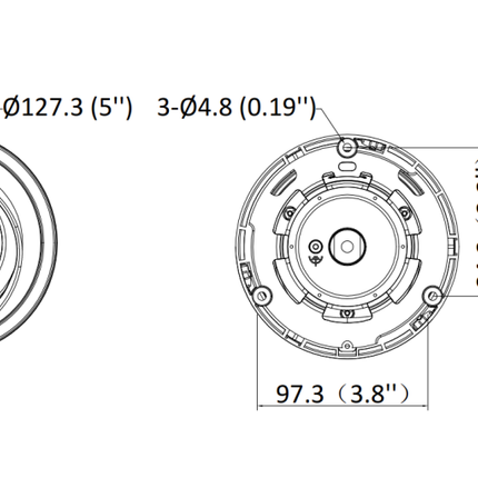 Hikvision DS-2CD2383G2-LI2U Noir, Tourelle 8MP, Lumière hybride intelligente, AcuSense, PoE, slot micro SD, Microphone DEMO