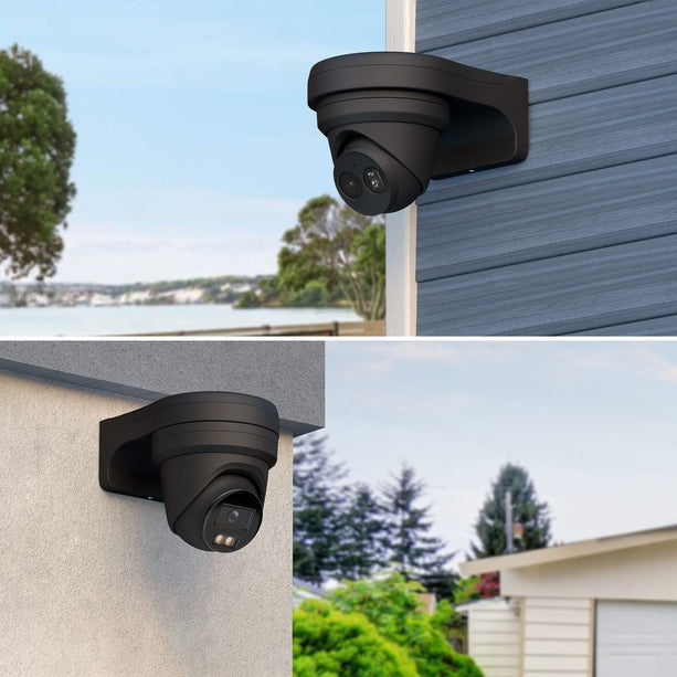 Hikvision Hikvision DS-2CD2383G2-LI2U Zwart, 8MP Turret, Smart Hybrid Light, AcuSense, PoE, micro SD slot, Microfoon DEMO