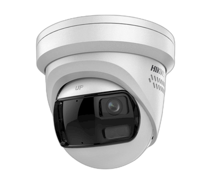 Hikvision DS-2CD2383G2P-LISU/SL, caméra turret 180° AcuSense Smart Hybrid Light 8 MP, PoE