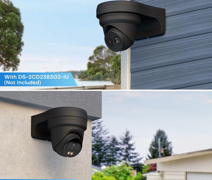 Hikvision Hikvision DS-2CD2386G2H-IU 8MP Acusense Darkfighter Slot SD PoE IR-Led Microphone Noir